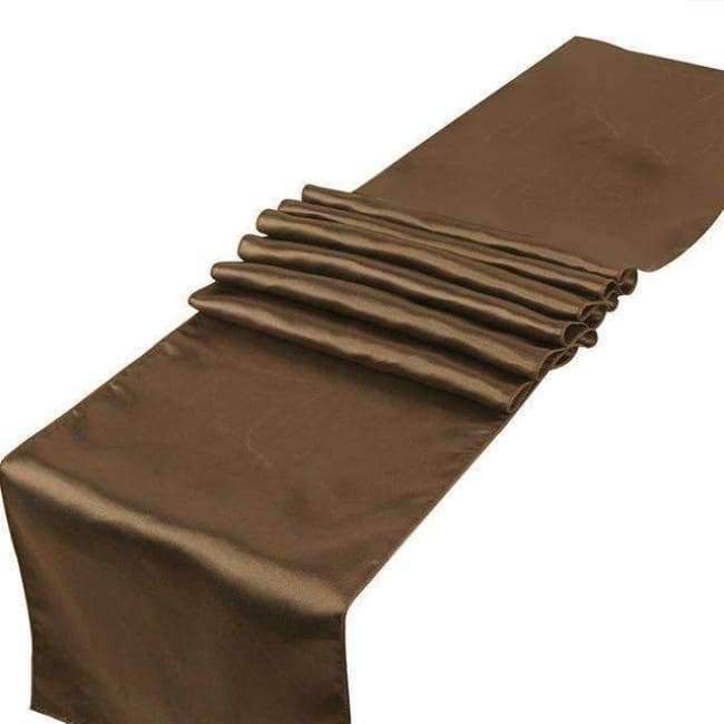 Planet Gates 30cmX 275cm 10 pieces Satin Table Runner Wedding Decoration 22 colors Home Table Runners Accessories In Best Price
