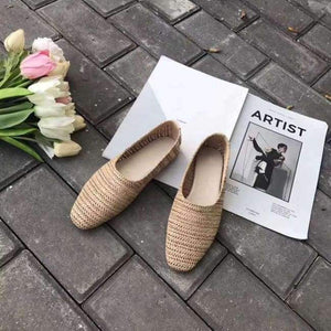 Planet Gates Chocolate / 35 Ladies Shoe 2018 Casual Cane Ballerinas Fashion Women Solid Ballet Flats Basic Shallow Women Flats size 34-38