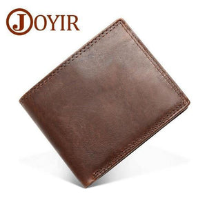 Planet Gates Chocolate Genuine Crazy Horse Leather Men Wallets Vintage Trifold Wallet Zip Coin Pocket Purse Cowhide Leather Rfid Wallet For Men