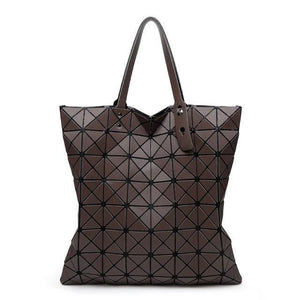 Planet Gates Chocolate Matte Finish Folding Handbag Women Handbags Fashion Casual Tote Fashion Women Tote Mochila