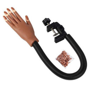 Planet Gates Chocolate Prosthetic Fake Hands Model For Nail Art Making Exercises Painting Tool Training Manicure For Beginner Practice Equipment