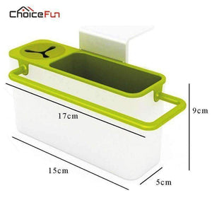 Planet Gates CHOICE FUN Suction Cup Cleaning Tool Kitchen Organizer Storage Rack Sink Dish Cloth Drain Holder Dry Dishwashing Sponge Holder