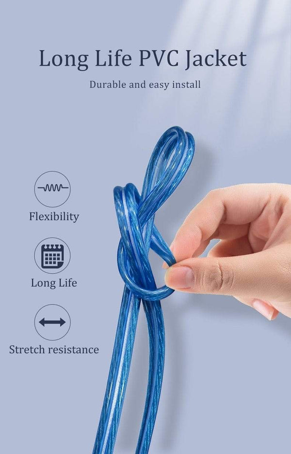 Planet Gates CHOSEAL DIY HIFI Speaker Cable Oxygen Free Copper Audio Cable for Car Audio Home Theater 14/16/18AWG Audiophile Wire