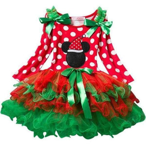 Planet Gates Christmas dress 1 / 4T Baby Girl Christmas Santa Dress For Girls Winter Snowman Holiday Children Clothing Xmas Party Tulle Kids Costume