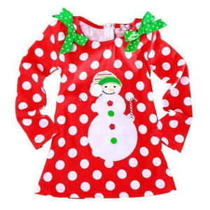 Planet Gates Christmas dress 3 / 4T Baby Girl Christmas Santa Dress For Girls Winter Snowman Holiday Children Clothing Xmas Party Tulle Kids Costume