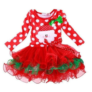 Planet Gates Christmas dress 5 / 4T Baby Girl Christmas Santa Dress For Girls Winter Snowman Holiday Children Clothing Xmas Party Tulle Kids Costume