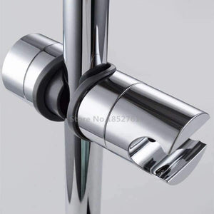 Planet Gates Chrome 18-25 MM Shower Pipe Adjustable Bracket Holder Shower Head Mounting Black Brackets Bar Racks  Bathroom Product