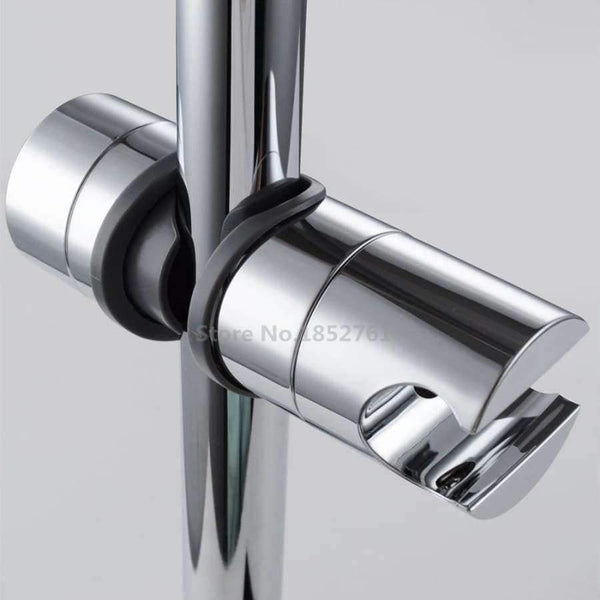 Planet Gates Chrome 18-25 MM Shower Pipe Adjustable Bracket Holder Shower Head Mounting Black Brackets Bar Racks  Bathroom Product