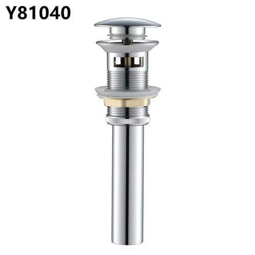 Planet Gates chrome Bathroom Basin Sink Pop Up Drain Brass with Overflow Vanity bath Sink Waste Drainer 8 Colors Bathroom accessories Y81034
