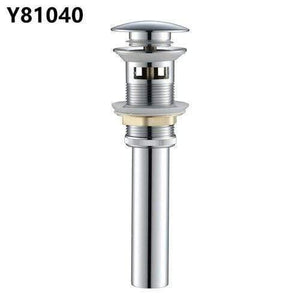 Planet Gates Chrome Bathroom Basin Sink Pop Up Drain Brass with Overflow Vanity Sink Waste Drainer 8 Colors Bathroom accessories Y81033