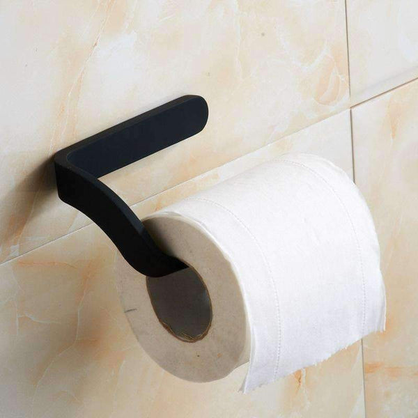 Planet Gates Chrome black toilet Paper Holder chrome toilet roll paper holder Bathroom Accessories Wall Mounted