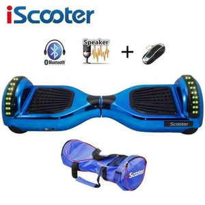 Planet Gates chrome blue n bag / Russian Federation IScooter 6.5inch Hoverboards self balancing scooter electric skateboard overboard mini skywalker standing up hoverboards
