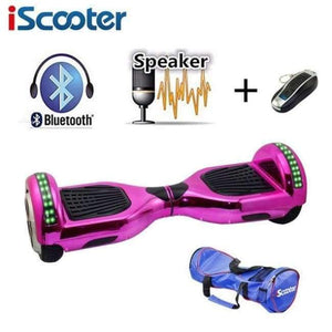 Planet Gates chrome pink n bag / Russian Federation IScooter 6.5inch Hoverboards self balancing scooter electric skateboard overboard mini skywalker standing up hoverboards