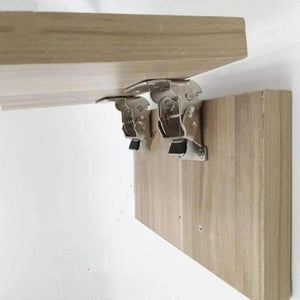 Planet Gates Chrome plating 90 Degrees Self-locking Folding hinge dining table lift support connection Cabinet Hinges Furniture Hardware Accessories