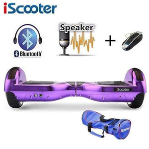 Planet Gates chrome purple n bag / Russian Federation IScooter 6.5inch Hoverboards self balancing scooter electric skateboard overboard mini skywalker standing up hoverboards