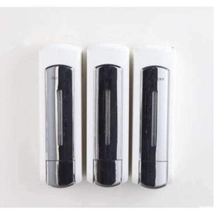 Planet Gates chrome three Bathroom Soap Dispenser Shower Liquid Shampoo single 350ml Wall Mounted Bathroom Shower Soap Dispenser,hotel products