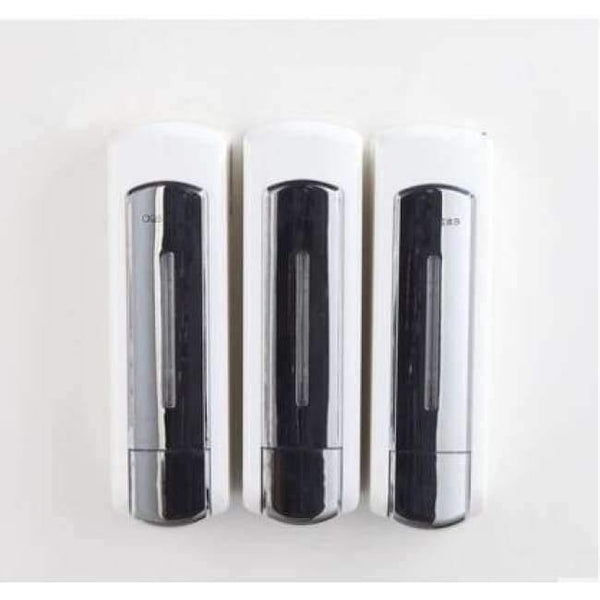 Planet Gates chrome three Bathroom Soap Dispenser Shower Liquid Shampoo single 350ml Wall Mounted Bathroom Shower Soap Dispenser,hotel products