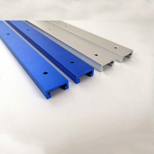 Chute Aluminium alloy T-tracks Model 45 T slot and Standard Miter Track Stop Woodworking DIY Tool For Router Table Length 800MM