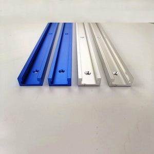 Chute Aluminium alloy T-tracks Model 45 T slot and Standard Miter Track Stop Woodworking DIY Tool For Router Table Length 800MM