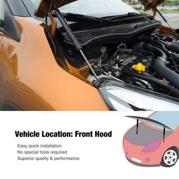 Planet Gates Citroen C2 2003-2009 Front Hood modify Gas Spring Carbon Fiber Lift Supports Struts Rod Shocks
