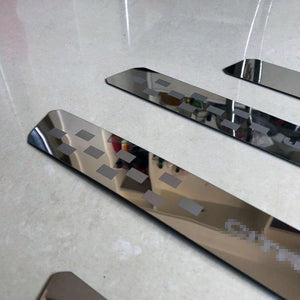 Planet Gates Citroen C3 Aircross 2017 2018 Stainless Steel Door Sill Strip Scuff Plate Pedal Car Styling Sticker Accessories 4 Pcs