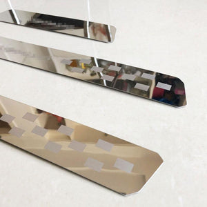 Planet Gates Citroen C3 Aircross 2017 2018 Stainless Steel Door Sill Strip Scuff Plate Pedal Car Styling Sticker Accessories 4 Pcs