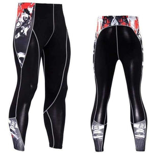 Planet Gates CK-4 / Asian size--S Long T Shirt+Pants Men's Morning Run Jogging Workout Compression Clothing Extreme Sports Gym Men's Tights MMA BJJ Tops