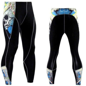 Planet Gates CK-8 / Asian size--S Long T Shirt+Pants Men's Morning Run Jogging Workout Compression Clothing Extreme Sports Gym Men's Tights MMA BJJ Tops