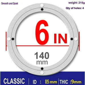 Planet Gates CLASSIC 6 inch 14cm Aluminum Lazy Susan swivel plate round turntable bearings Furniture Hardware