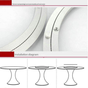 Planet Gates CLASSIC 6 inch 14cm Aluminum Lazy Susan swivel plate round turntable bearings Furniture Hardware