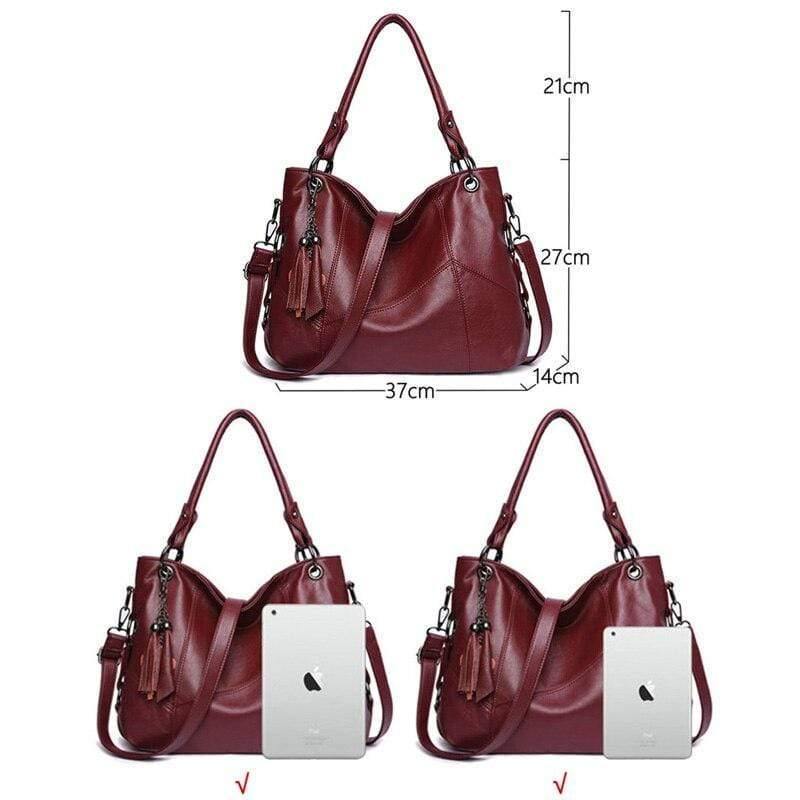 Classic Brand Tassel Ladies Hand Bags For Women Designer Handbags High Quality Leather