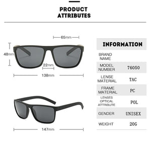Planet Gates Classic Fashion Polarized Sunglasses Brand Designer Men Women Square Driving  Sun Glasses Male Sport UV400 Gafas De Sol