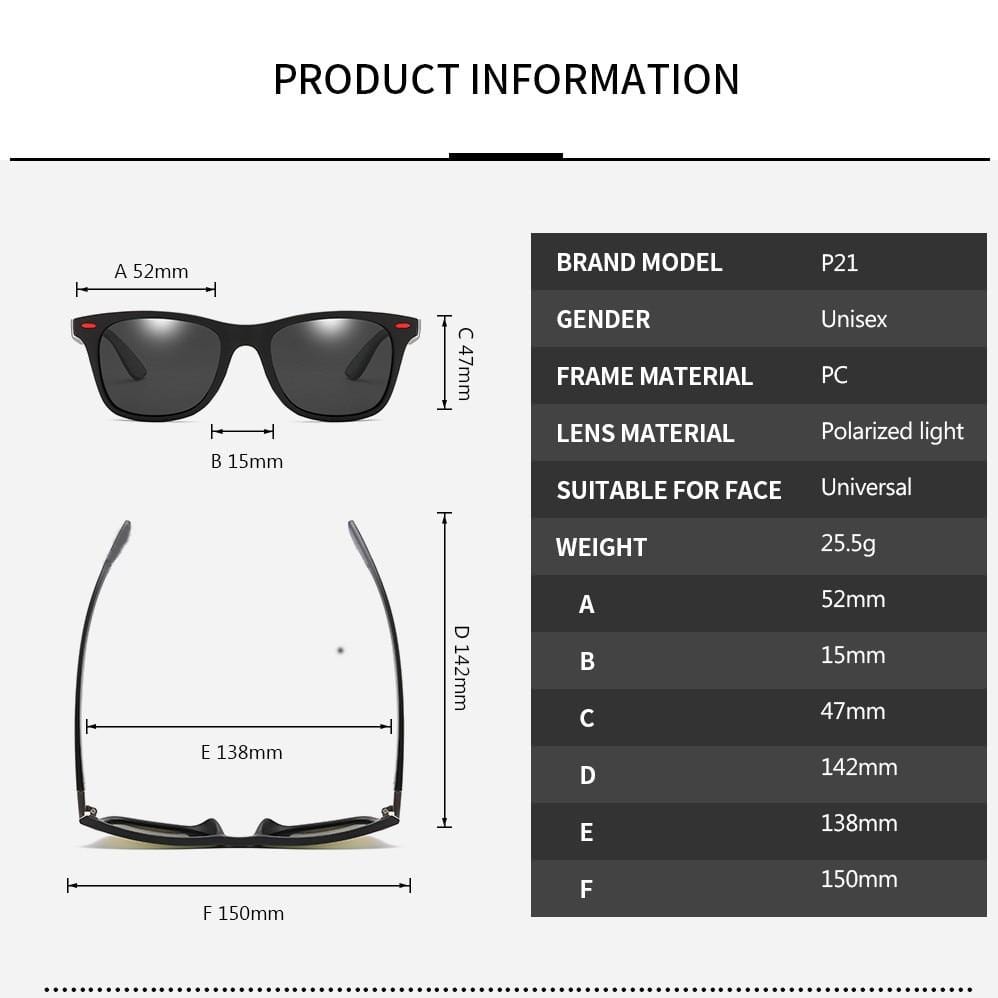 Planet Gates Classic Polarized Sunglasses Men Women Brand Design Driving Square Frame Sun Glasses Male Goggle UV400 Gafas De Sol
