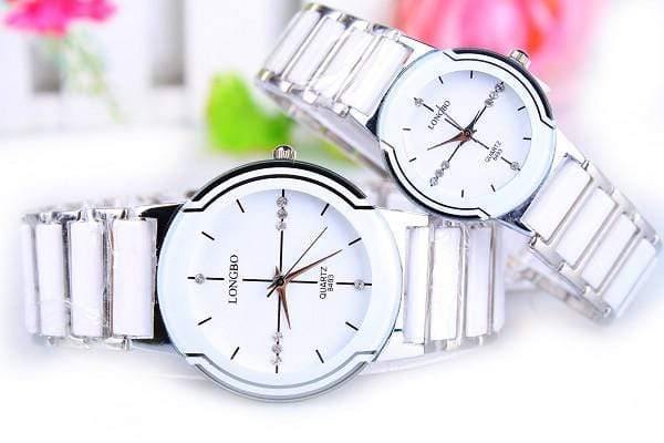 Planet Gates Classic quartz lovers watch ceramic watch waterproof gift Woman watch new LONGBO Men luxury Brand Wristwatches