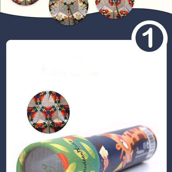 Planet Gates Classic Retro Children's Science Experiment Toy Kaleidoscope Puzzle Toys Parent-child Interaction