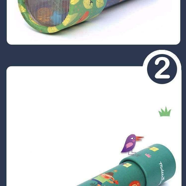 Planet Gates Classic Retro Children's Science Experiment Toy Kaleidoscope Puzzle Toys Parent-child Interaction