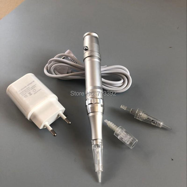 Planet Gates Classic Silver Tattoo   Machine Permanent Makeup Machine Beauty  MTS Eyebrow Pen With Cartridge Needles