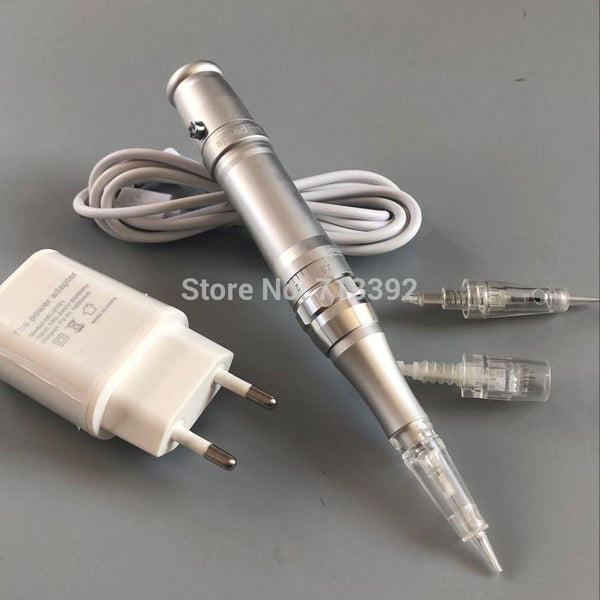 Planet Gates Classic Silver Tattoo   Machine Permanent Makeup Machine Beauty  MTS Eyebrow Pen With Cartridge Needles