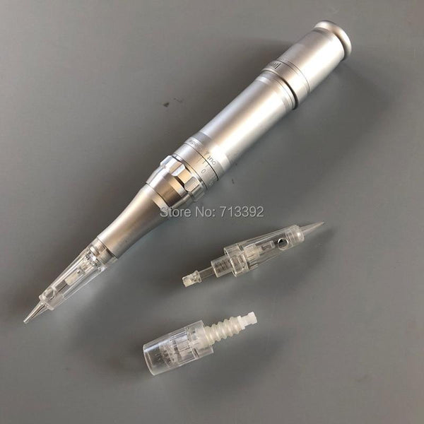 Planet Gates Classic Silver Tattoo   Machine Permanent Makeup Machine Beauty  MTS Eyebrow Pen With Cartridge Needles