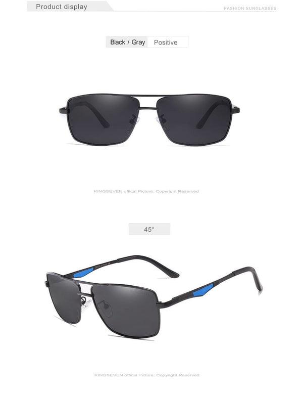 Planet Gates Classic Square Polarized Sunglasses Men's Driving Male Sun Glasses Eyewear UV Blocking Oculos N7906