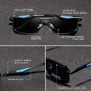 Planet Gates Classic Square Polarized Sunglasses Men's Driving Male Sun Glasses Eyewear UV Blocking Oculos N7906
