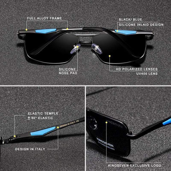 Planet Gates Classic Square Polarized Sunglasses Men's Driving Male Sun Glasses Eyewear UV Blocking Oculos N7906