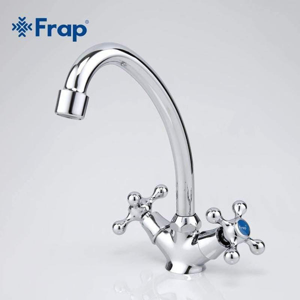 Planet Gates Classic Style Kitchen Faucet Cold and Hot Water Mixer Tap Double Handle Torneira Cozinha 360 Degree Rotation F4908