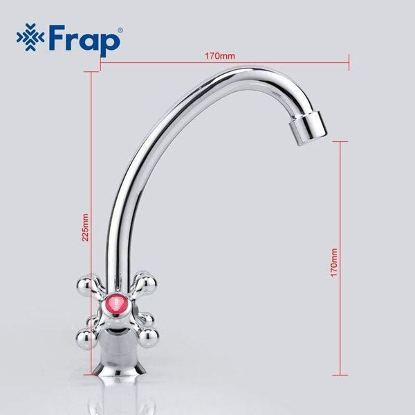 Planet Gates Classic Style Kitchen Faucet Cold and Hot Water Mixer Tap Double Handle Torneira Cozinha 360 Degree Rotation F4908