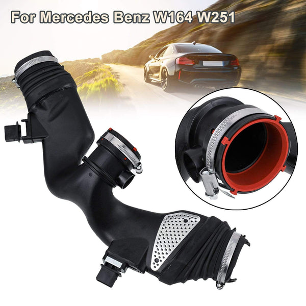 Planet Gates Clean Air Duct Intake Manifold Air Mass Meter Densor for Mercedes Benz X164 W164 W211 W251 A6420908237 Air Intake Pipe
