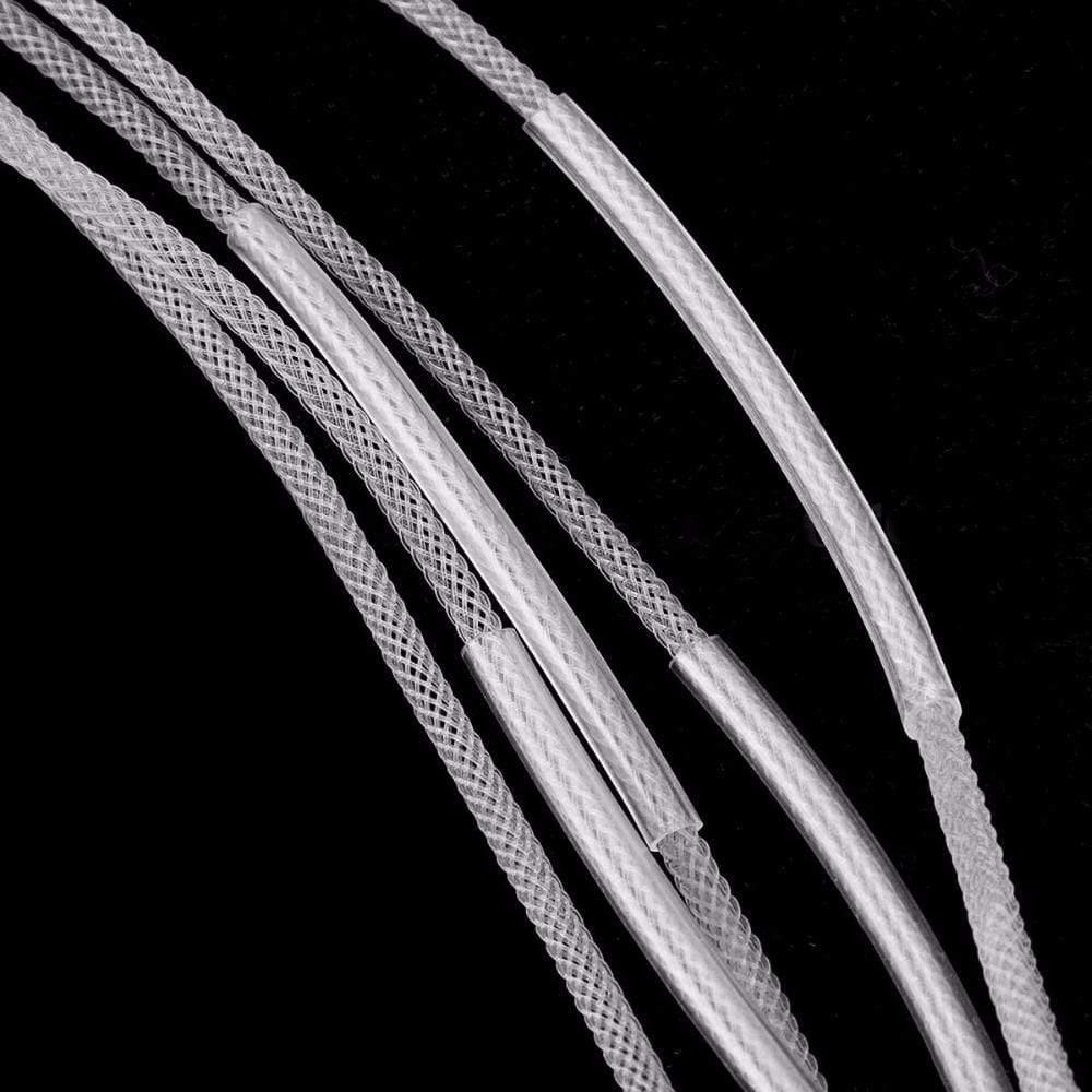 Planet Gates Clear 20lb Fly Loop 6 Pcs/Pack Braided Fly Leader Loop Connectors fly line Fly Fishing Loop