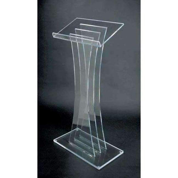 Planet Gates Clear acrylic podium clear acrylic furniture Hot Sell Acrylic Lectern Modern Design Clear Perspex Acrylic Rostrum Lectern