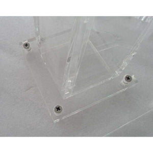 Planet Gates Clear acrylic podium clear acrylic furniture Hot Sell C Shape Acrylic Plexiglas .acrylic podium Pulpit Lectern With Shelf