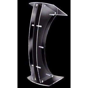 Planet Gates Clear acrylic podium clear acrylic furniture Hot Sell C Shape Acrylic Plexiglas .acrylic podium Pulpit Lectern With Shelf