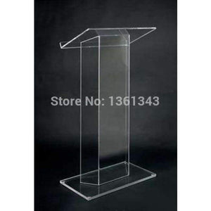 Planet Gates Clear acrylic podium clear acrylic furniture Hot Sell Simple solid custom led plexiglass podium lectern.acrylic podium